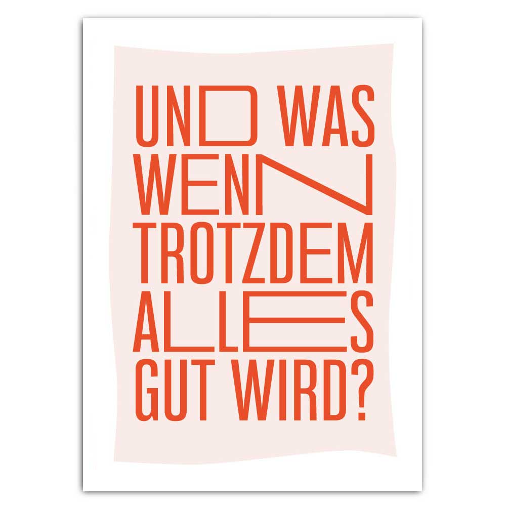 Postkarte "Und was..."