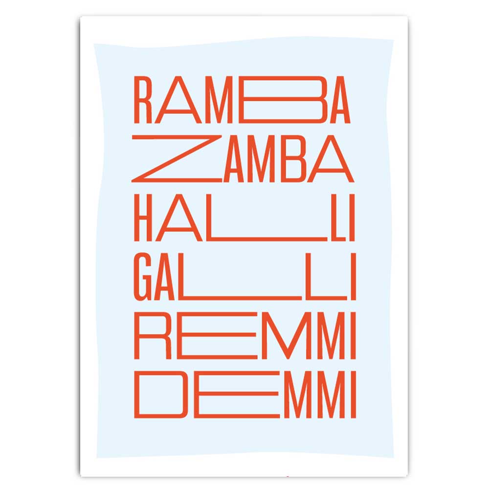 Postkarte „RambaZama“