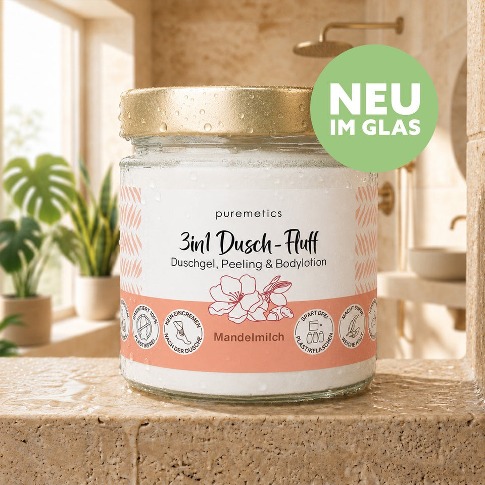 3in1 Dusch-Fluff im Glas