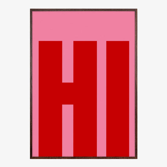 Kunstdruck „Hi“