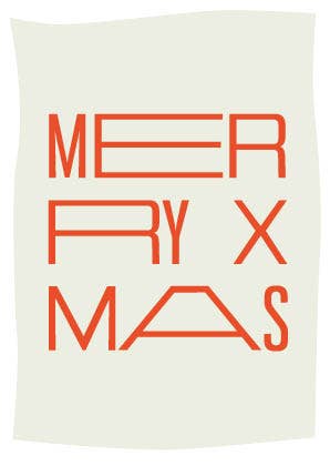 Postkarte "Merry Xmas"