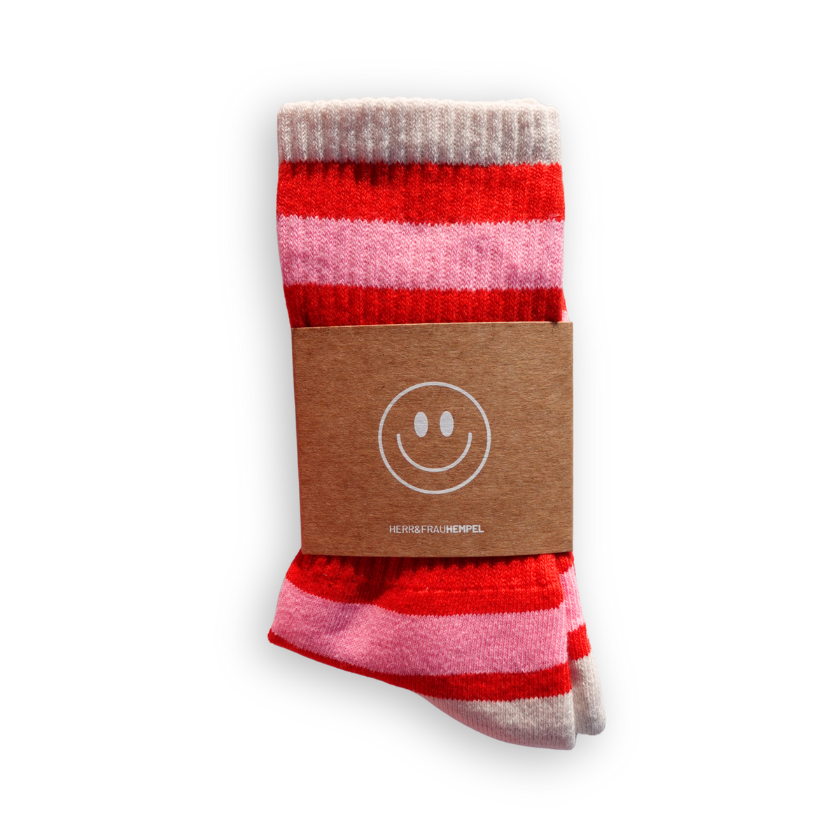 Socken "rosa - rot"
