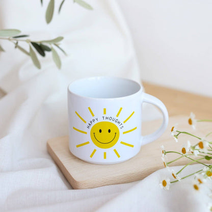 Jumbo Kaffeebecher hayppy thoughts von odernichtoderdoch 
