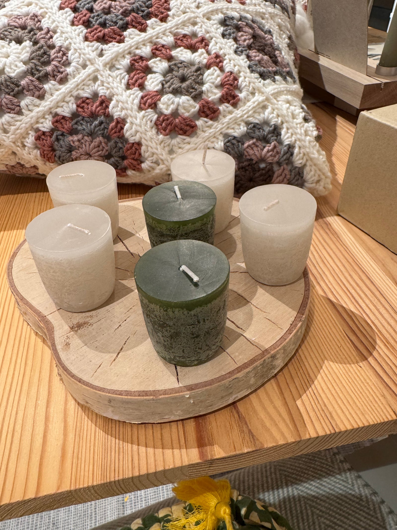 3er Set Votive Kerzen