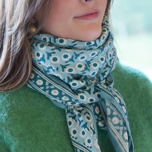 Tuch "Primel blau"