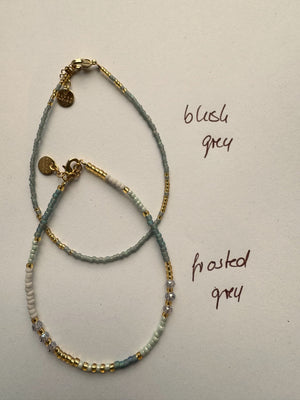 Armband "Blush grey" & "Frosted grey"