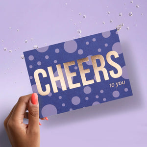 Postkarte "Cheers"