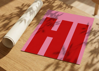 Kunstdruck „Hi“