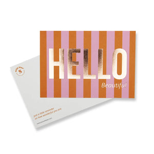 Postkarte "Hallo du Schöne"