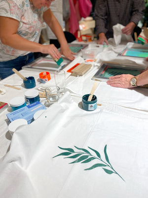 Workshop "Siebdruck" für JGA, Mädelsabende oder Geburtstage (ab 7 Personen)