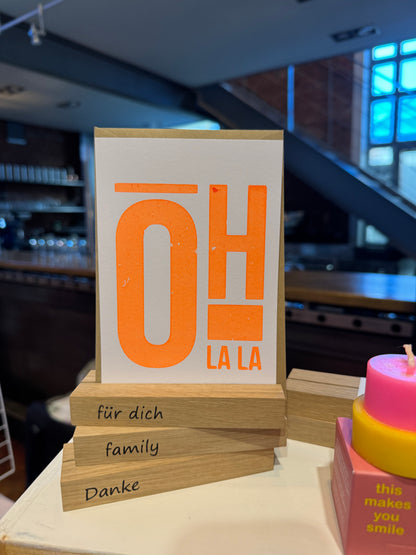 A5 Karte „Siebdruck“