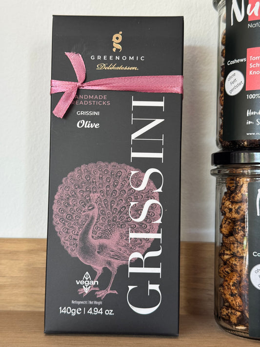 oliven grissinis snacks von greenomics bei stadtrand stil