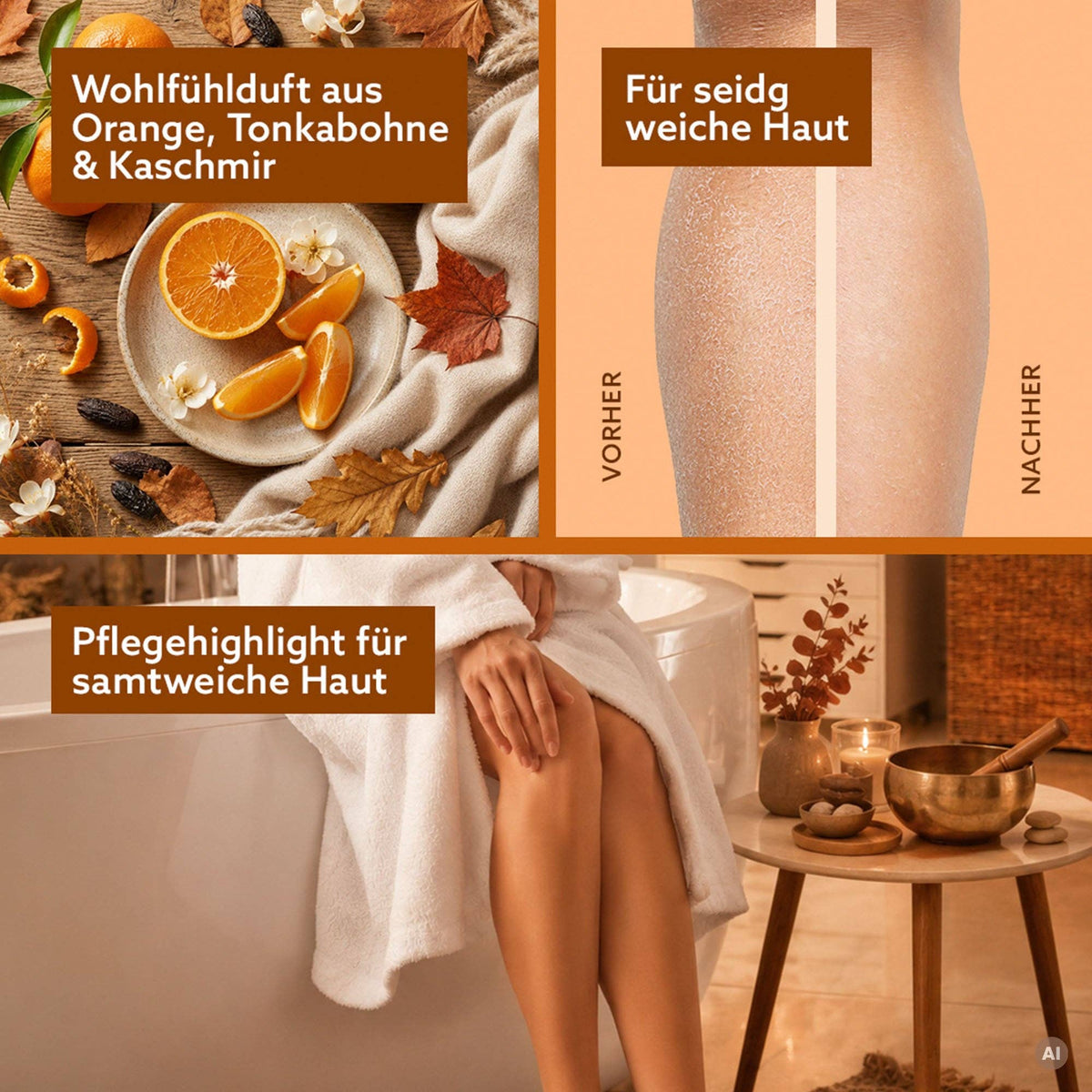 3in1 Dusch-Fluff  "Herbst Edition"