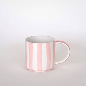 rosa gestreifte Tasse von Magazin Minori