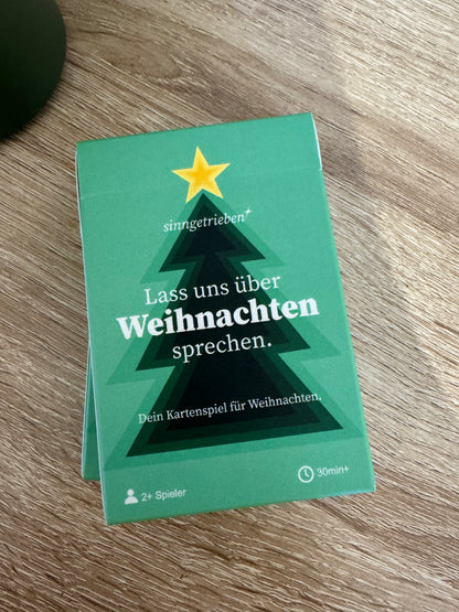 Last uns über Weihnachten sprechen