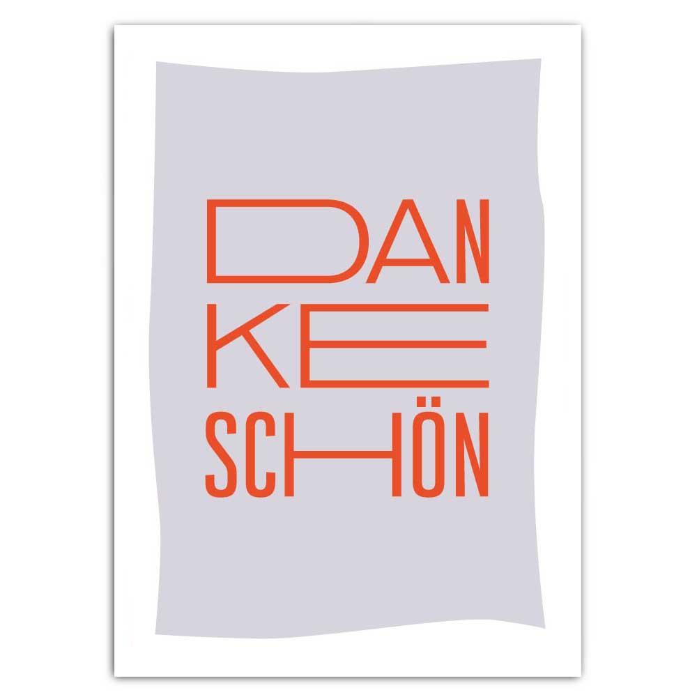 Postkarte „Dankeschön“