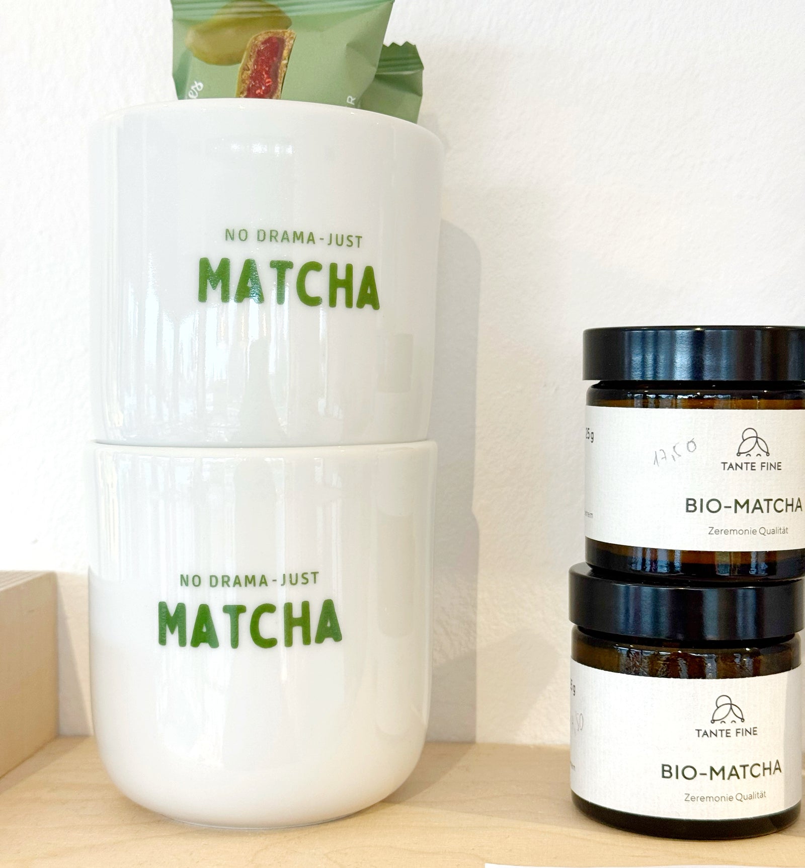 matcha Becher von Goldscherben und bio Match von Tante fine