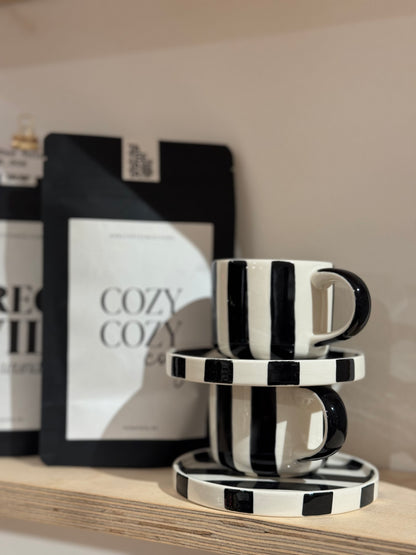 Espresso Tasse "Stripes“