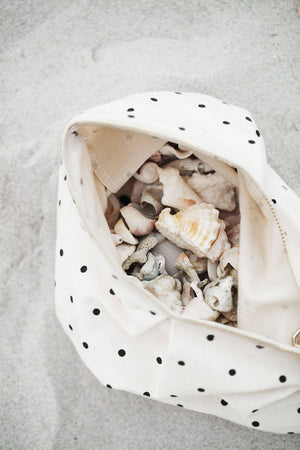 Kosmetiktasche mit Punkten