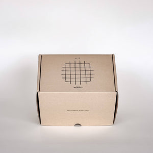 Vase "Grid Green & Red"