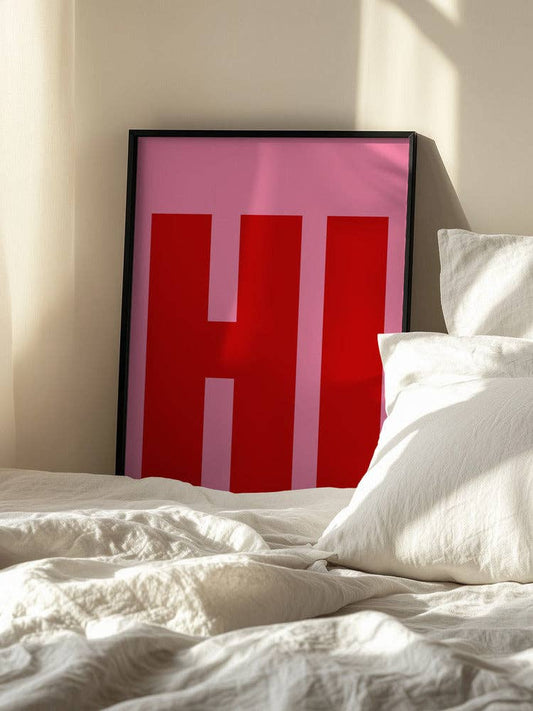 Kunstdruck „Hi“