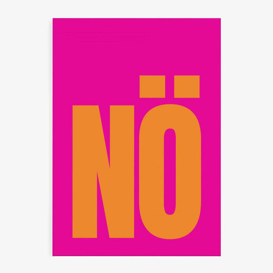 Kunstdruck "Nö"