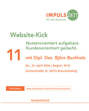 IMPULSZEIT "Website-Kick" / 23. April 2026