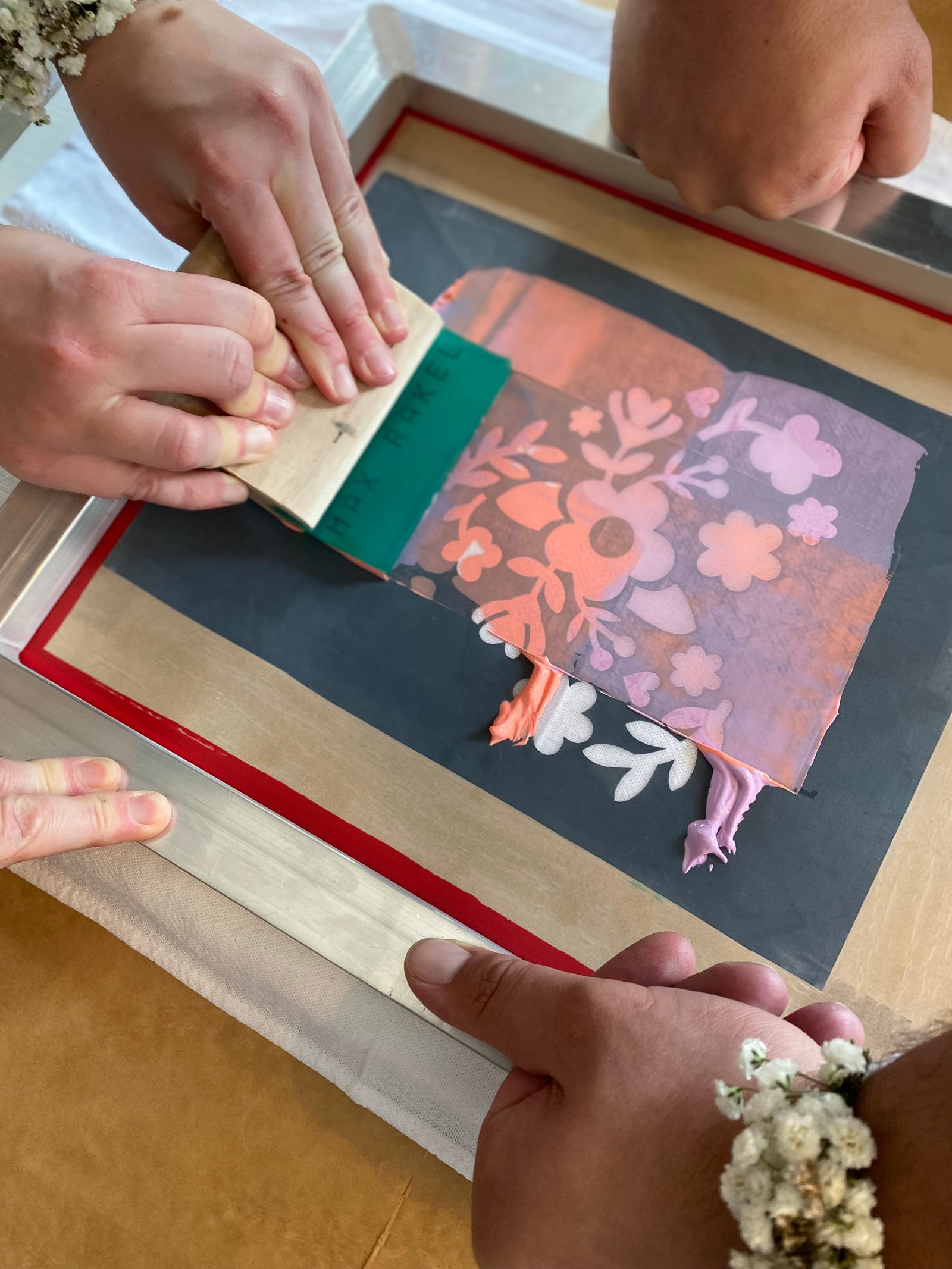 Workshop "Siebdruck" für JGA, Mädelsabende oder Geburtstage