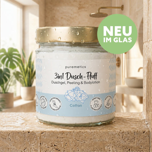 3in1 Dusch-Fluff im Glas