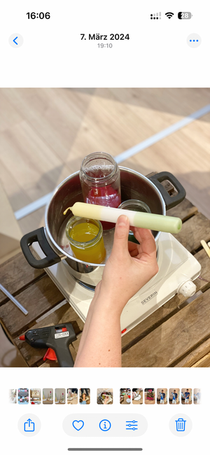 Workshop "Kerzen" für JGA, Mädelsabende oder Geburtstage