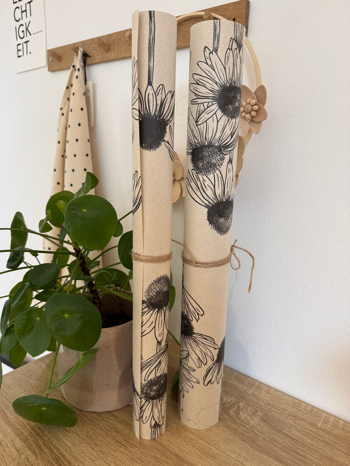 Geschenkbogen Graspapier