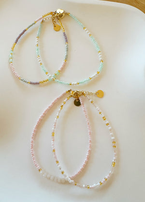 Armband "Tiara blush" & "Amalfi blush"