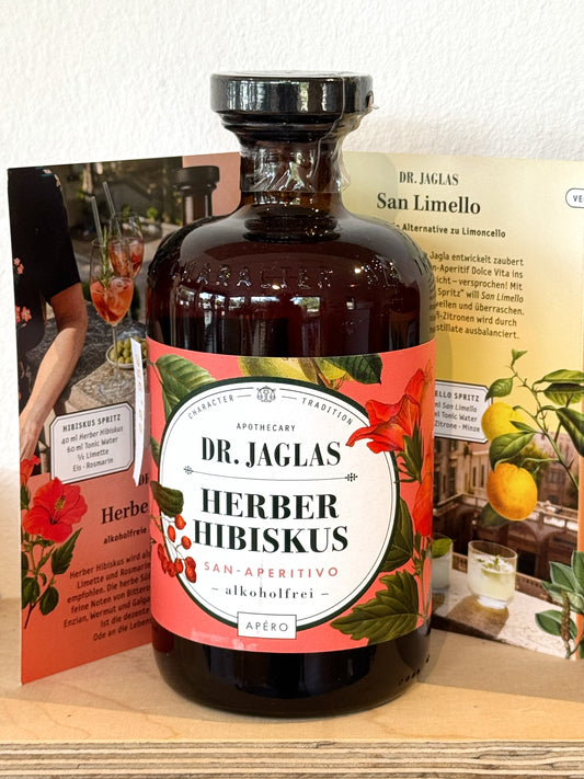 Dr. Jaglas Herber Hibiskus - alkoholfreier Aperitif