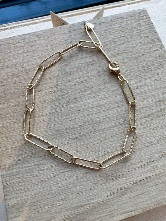 Armband Gliederkette "PerleMust"