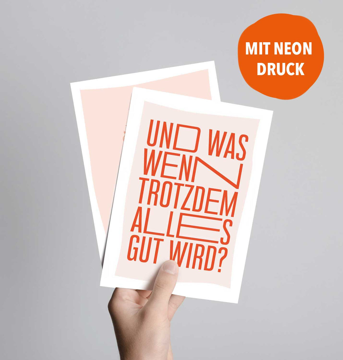 Postkarte "Und was..."