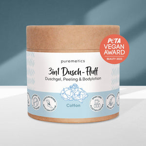 3in1 Dusch-Fluff in verschiedenen Sorten