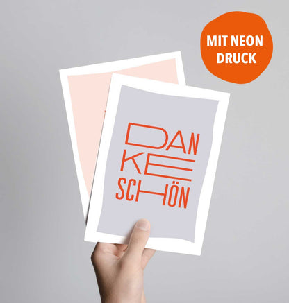 Postkarte „Dankeschön“