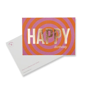 Postkarte "Happy Birthday"