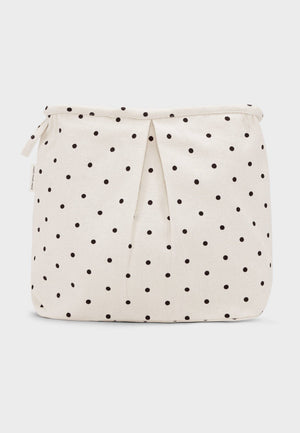 Kosmetiktasche mit Punkten