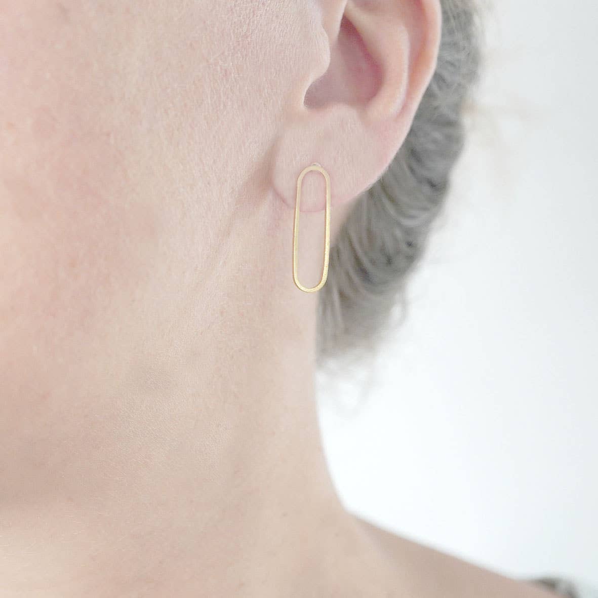 Ohrstecker "Oval"