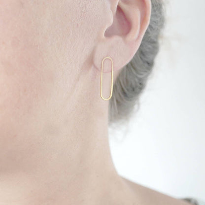 Ohrstecker "Oval"