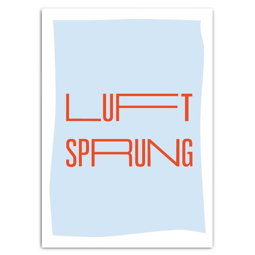 Postkarte „Luftsprung“