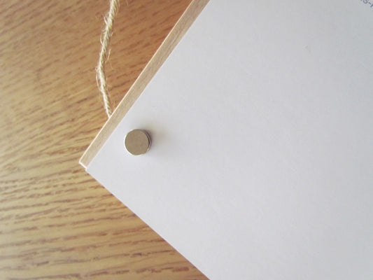Handhabung magnetische Posterleiste vnf-handmade